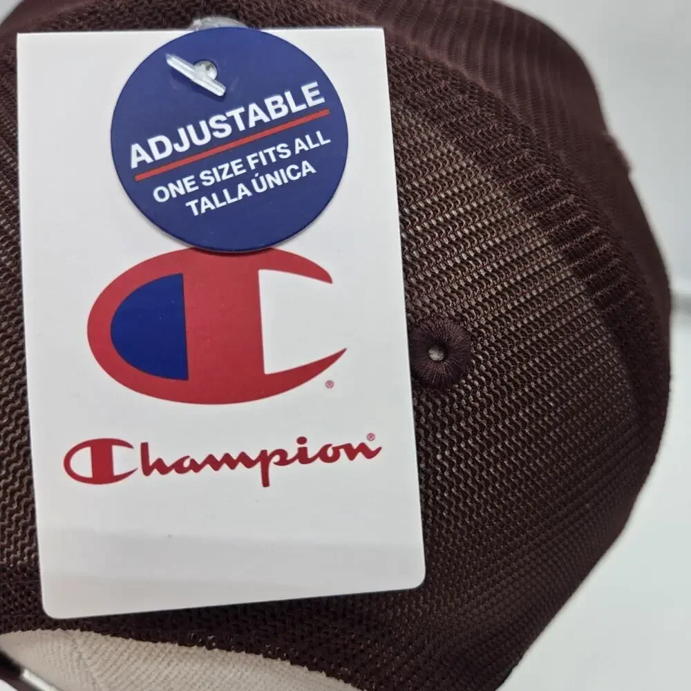 Champion Adult Logan Twill Trucker Hat Maroon Unisex NWT Outdoor Sports Gorpcore